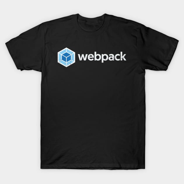 Webpack Distressed T-Shirt by DeveloperNerd